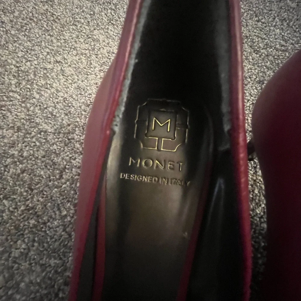 Monet Deep Red Women's Heels - Picture 7 of 7